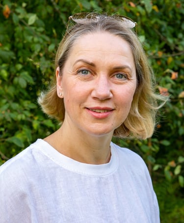 gamtinio kraštovaizdžio dizainerės portretas