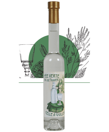 Bouteille d'absinthe Celle à Guilloud 54% du val de travers