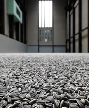 Weiwei utilizou 100 milhões de sementes de girassol de porcelana
