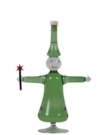 Bouteille en forme de fée verte - 35cl de l'absintherie Guilloud