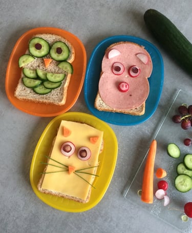 Boterhammen met een smoel