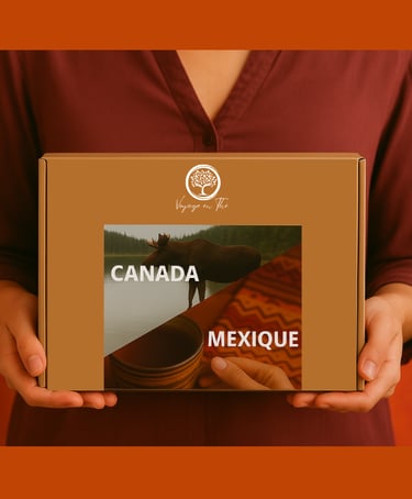 box AURORA - Voyage en thé - Canada Mexique