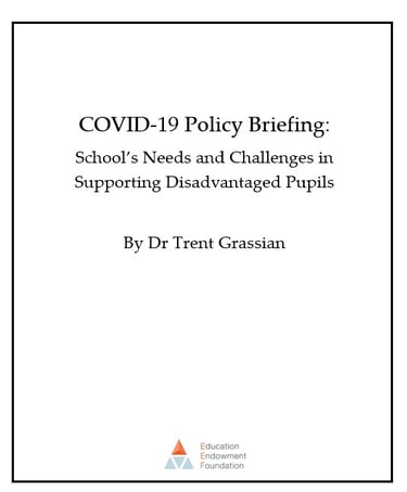 School's Needs and Challenges in Supporting Disadvantaged Pupils