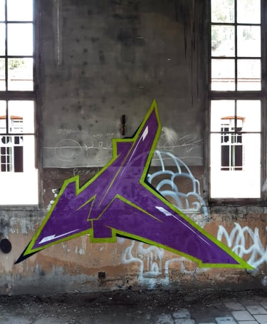 Mes Ink graffiti letters photo