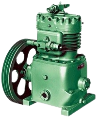 a green and black oil - free engine oil pump