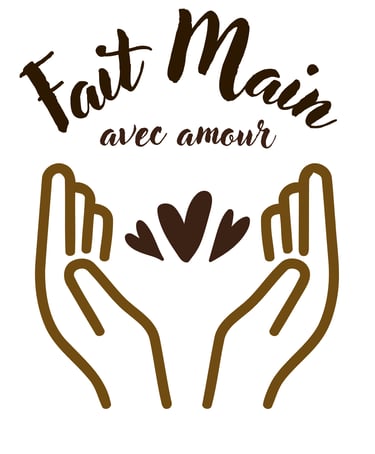 Mention officielle pour informer que toutes les créations faites par JaLyCa sont faits main avec amour.