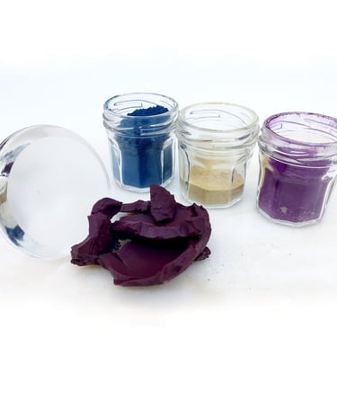 encre pigment vegetal aquarelle fait main artisanal france occitanie plantes tinctoriales aveyron