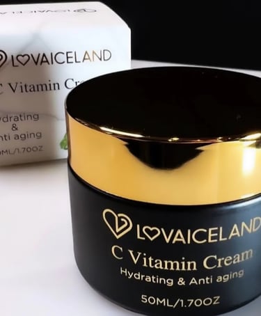 Kremas su vitaminu C prieš odos sėnėjimą ir raukšles