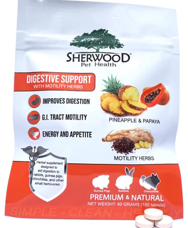 Hot Cross Buns' Recommended Supplies - digestive support tablets