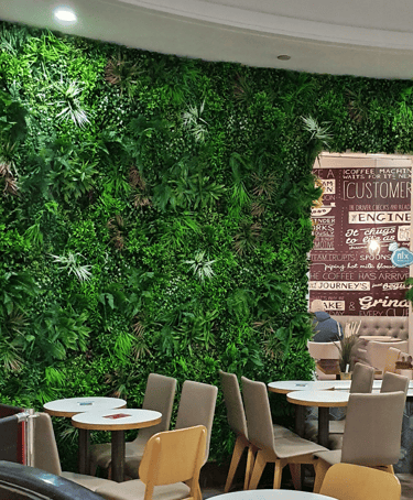 mur vegetal restaurant entreprise