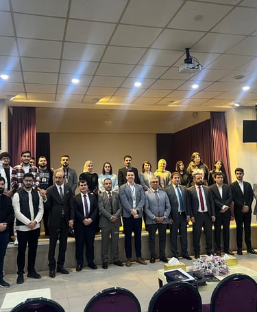 Meeing the faculty of Cihan University, Erbil, Kurdistan, Iraq. 2024.