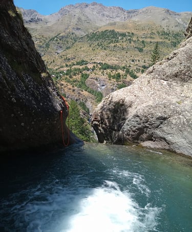 Canyon de oules de Freissinières, Dormillouse, Canyon 05 Hautes-Alpes, canyon sportif