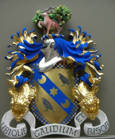 Andrew Scott's Coat of Arms at Fishmongers' Hall by Sarah Liptrot