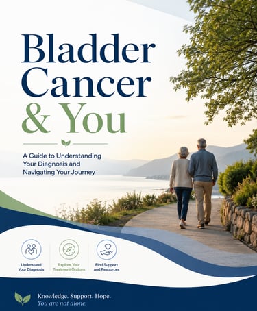 A guide to bladder cancer diagnosis and treatment options for patients and families.