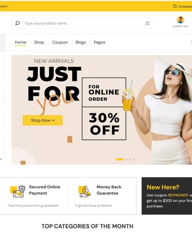 online store speaker