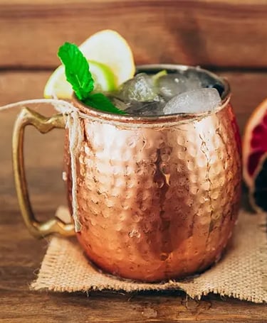 Como preparar Smoky Mezcal Mule con Tepextate de Lu Mezcal