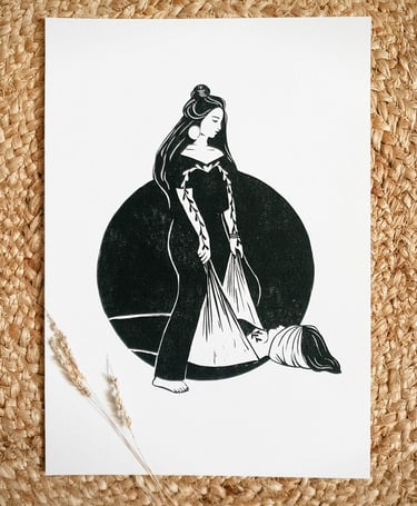 Affiche illustration soin rebozo