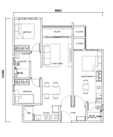 Causewayz Square dual key