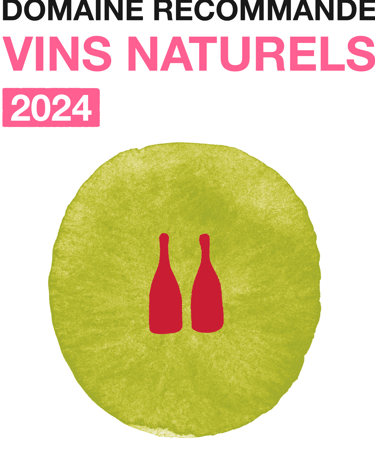 Domaine recommandé nommé "vins naturels 2024" par l'application Raisin