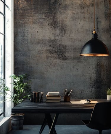 italyan boya ile tasarlanmış şık dekoratif duvar