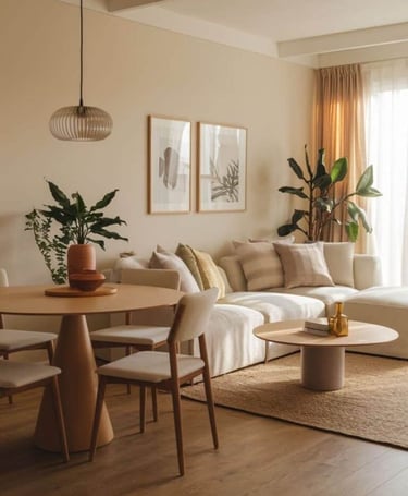 modern zemin tasarımı laminant parke uygulaması