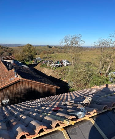 Un rampant couvert - couverture à neuf