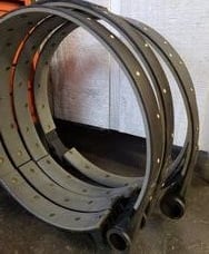 Link Belt Crane Industrial Brake Band relined by the brake experts at 260-426-3331