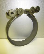 Relined Lawn Mower Brake Band by the brake band relining experts at 260-426-3331