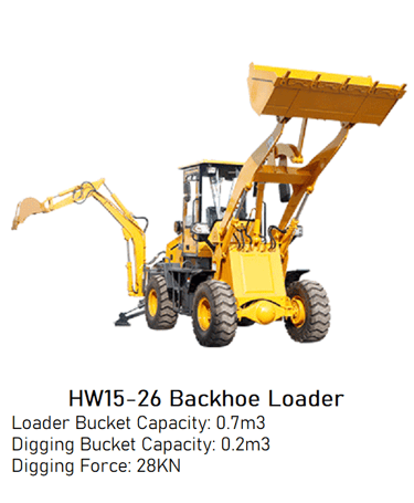 Brand New HW15-26 Backhoe Loader image