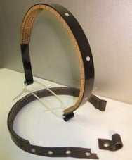 Custom Fabricated Tractor Brake Bands lined by the Industrial Brake Experts at 260-426-3331
