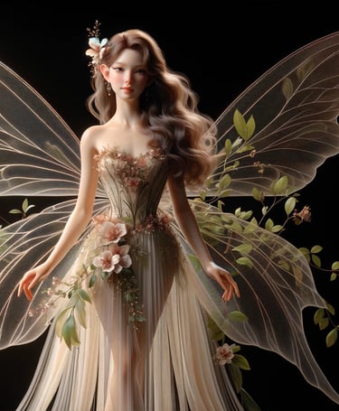 fairy in pink