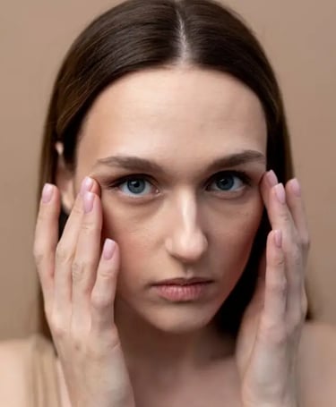 blepharoplasty for correcting defects, deformities, and disfigurations of the eyelids.