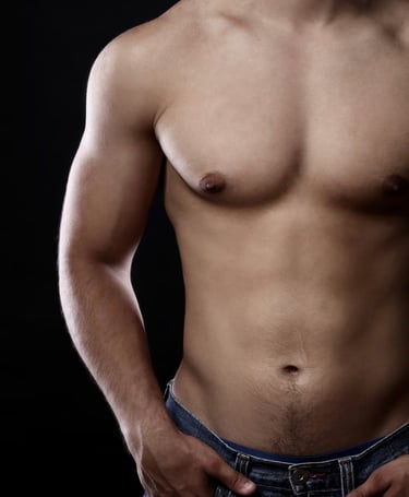 Gynecomastia is enlargement of one or both breasts in men.