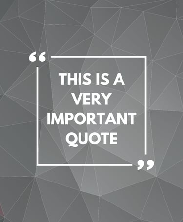 a social media template for a quote