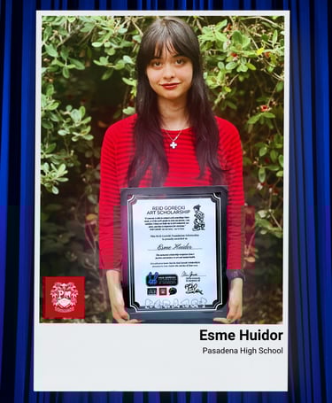 2025 REID GORECKI FOUNDATION AWARD WINNER ESME HUIDOR
