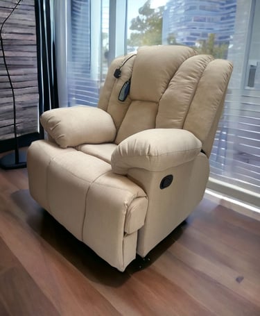 Sillones reclinables con masajes