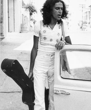 Photo of young Caetano Veloso