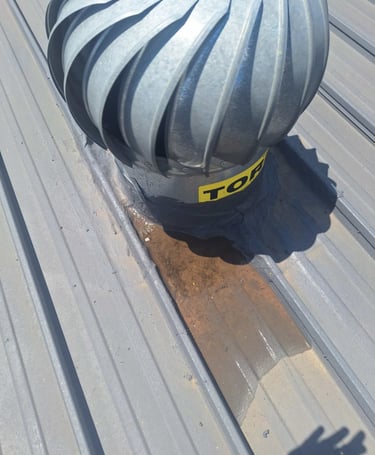 Water leak inspection on IBR roof system, Lonehill, Sandton