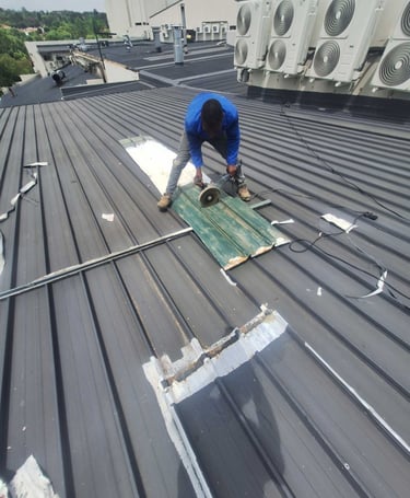 Roof repair Lonehill Shopping Center
