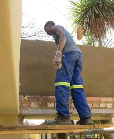 Completion of plaster work for concealed roof in Krugersdorp,, Environmental Pro Construction