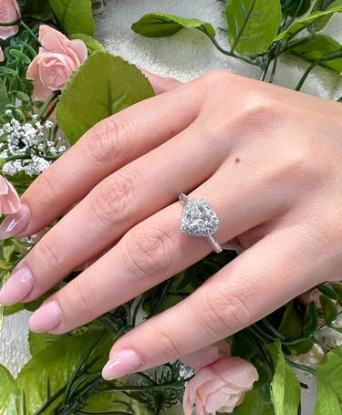 1 Ct Heart Shaped Diamond Ring