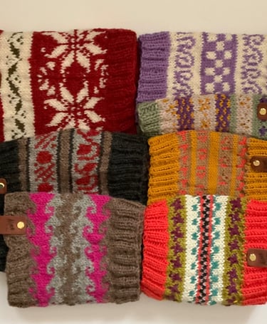 fair isle cowls