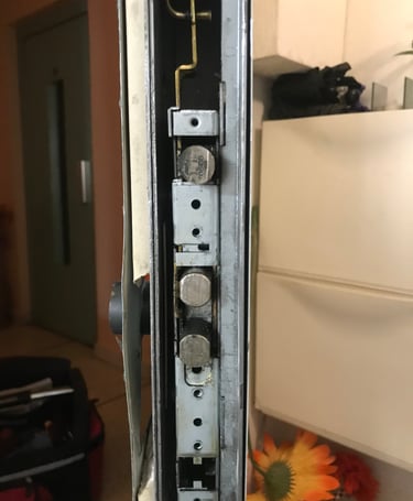mécanisme de porte blindée Fichet