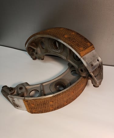 relined brake shoes 1953 Ferrari 250mm Mille Miglia
