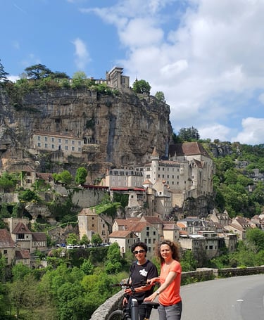 Visite guidée de Rocamadour en vélo électrique