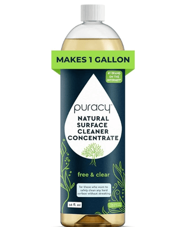 Puracy unscented non-toxic multi-surface cleaner for counters, tables, appliances