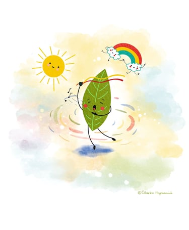Workshop Folhinha Dança com as Cores da série Arte Para Todos em Ourém.
