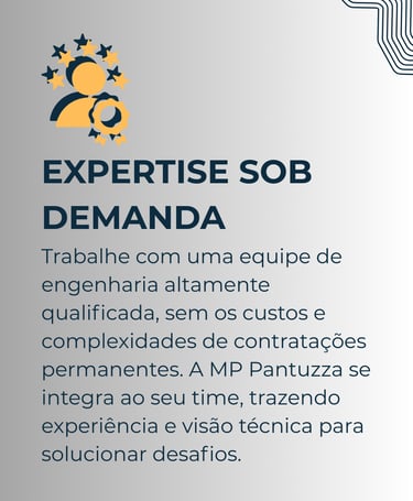 Equipe de engenharia sob demanda – MP Pantuzza