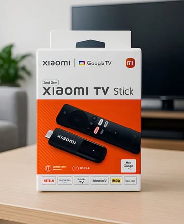 Xiaomi TV Stick 4K 2 GERAÇÃO certificada google e netflix 4k