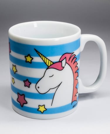 Caneca de Porcelana Chocolate Grande Personalizada 330ml